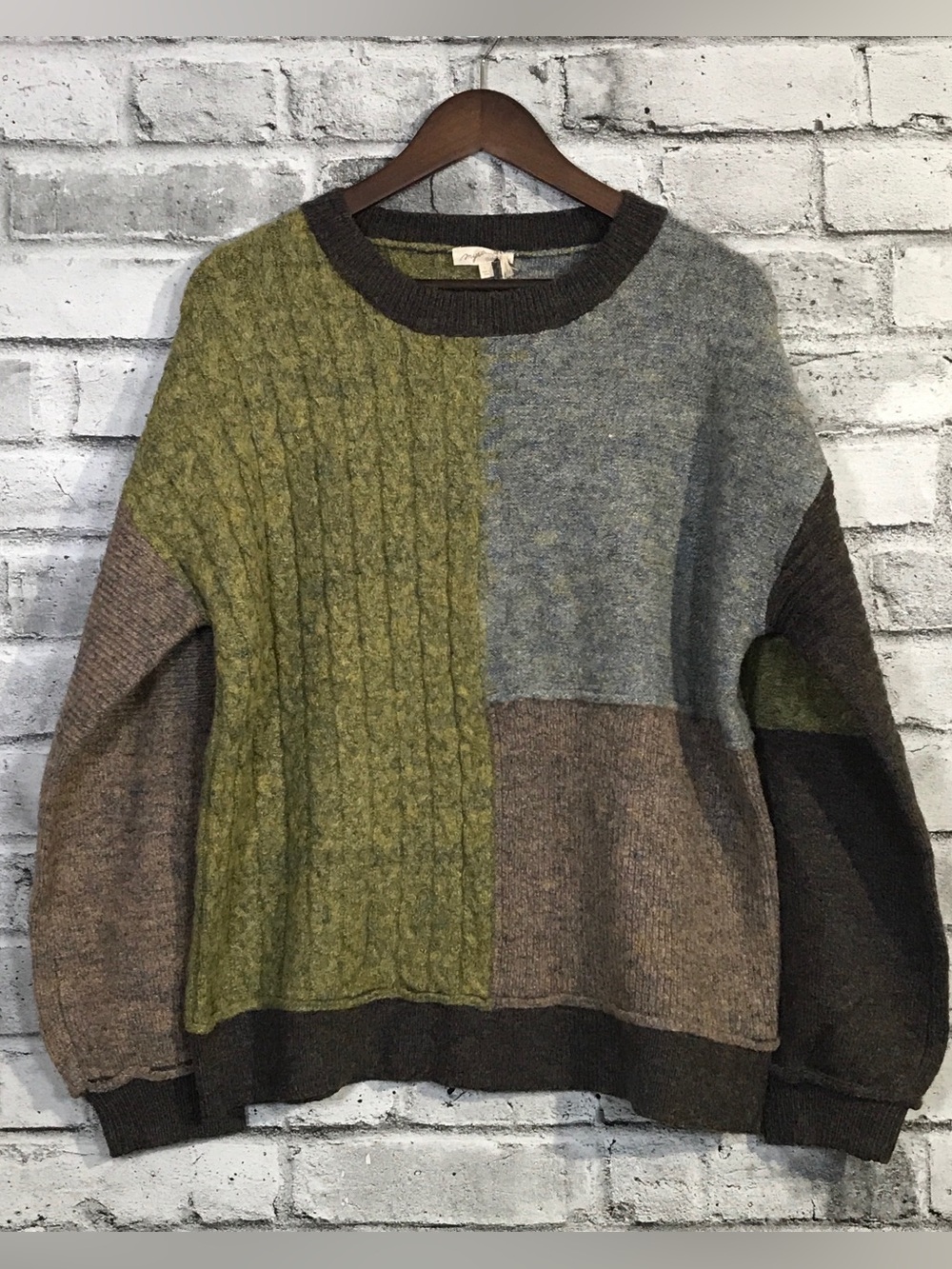 ‘NWT. In the Mix Colour Block Sweater. Size L